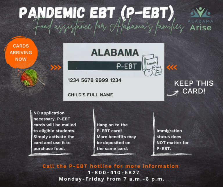 Pandemic EBT (PEBT) in Alabama What you need to know Alabama Arise