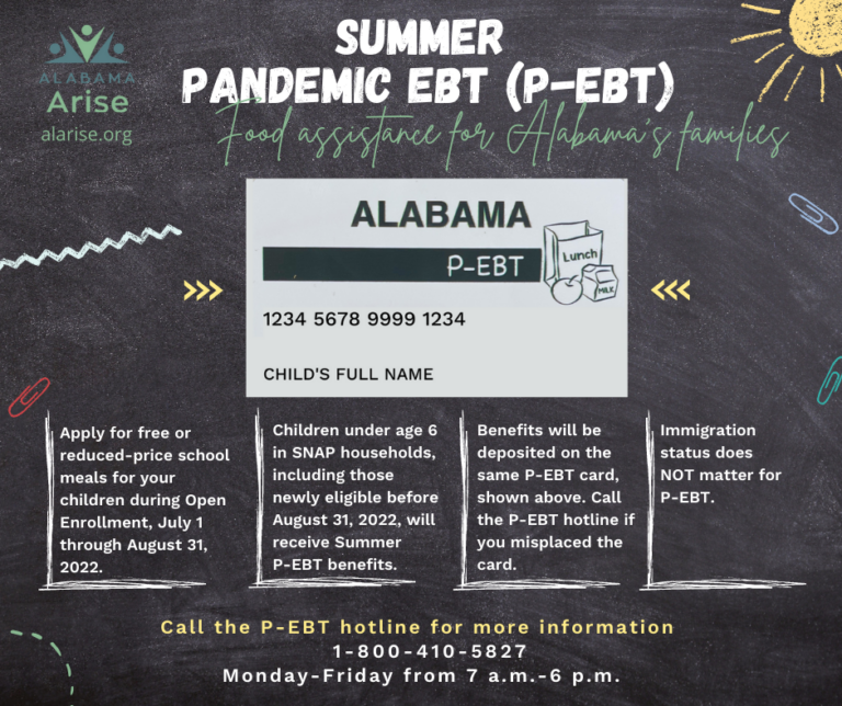 PEBT in 2022 What Alabama parents need to know Alabama Arise