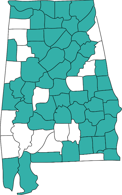 Alabama Arise State County Map-2023_transparent